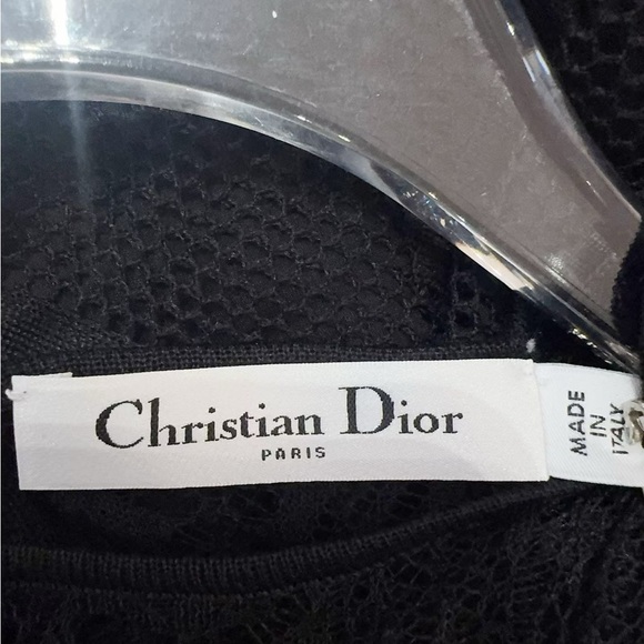 Authentic Dior Black Lace Blouse - Picture 5 of 9